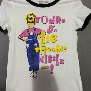 Ripple Junction White and Black Short Sleeve Tee